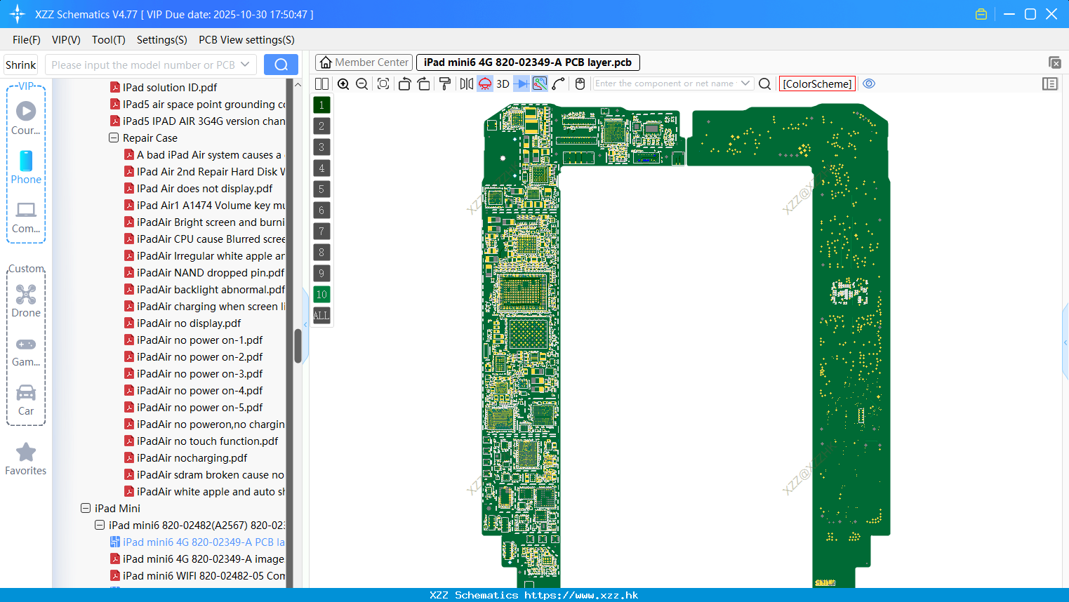 IPad Mini6 4G 820-02349-A PCB Layer